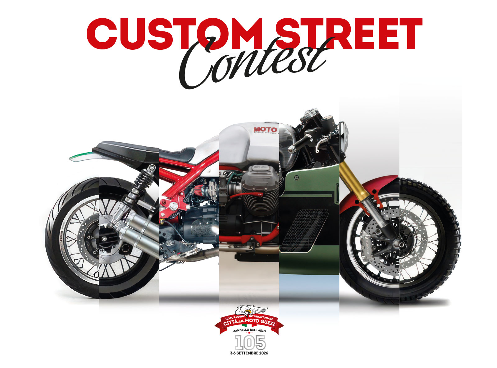Motoraduno Internazionale Città della Moto Guzzi Custom Street Contest